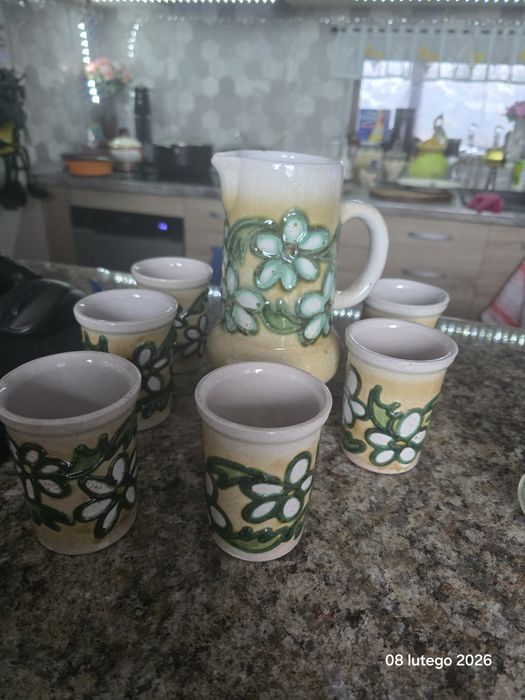 Zestaw ceramiczny świetny  ceramiczny