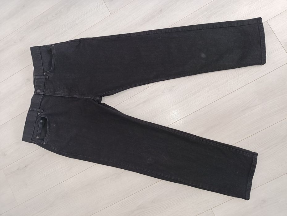 Spodnie Jeansowe Czarne Xl