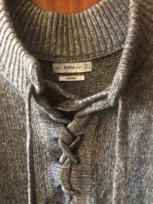 Vestido Lã Zara -