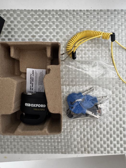 Cadeado de disco mota Oxford  micro XAS