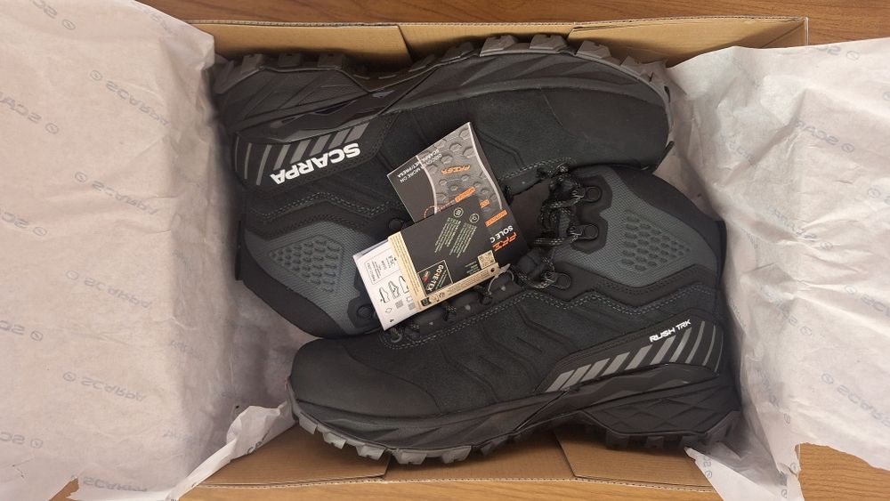 Buty męskie Scarpa Rush TRK GTX – r. 41,5 – nowe w pudełku