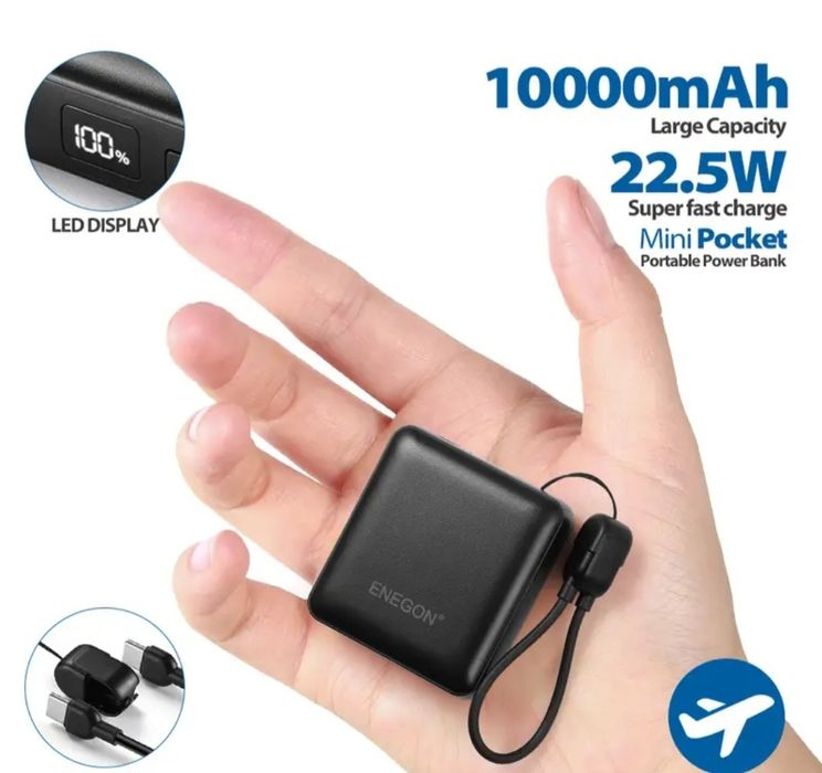 Mini Ultra Compacto, Bateria de Carregamento Rapido