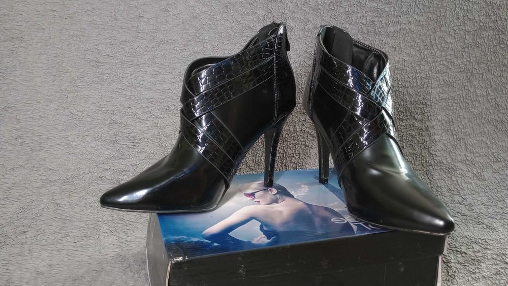 Szpilki buty obcasy okazja 38 high heels botki bootki
