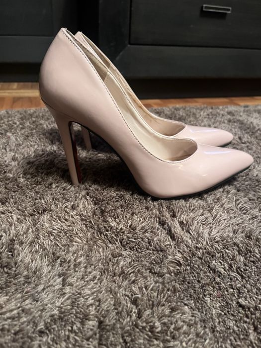 Buty damskie blady róz