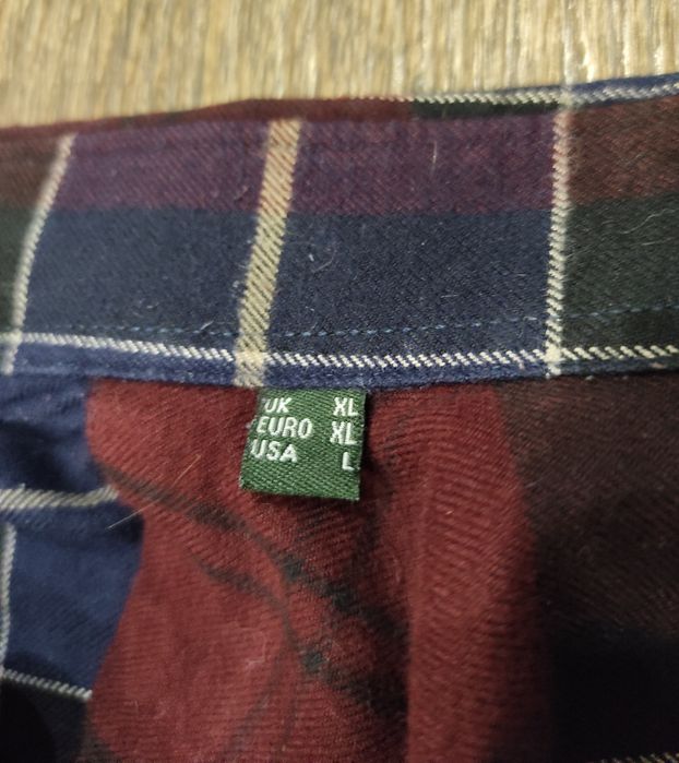 L Barbour оригінальна чоловіча сорочка фланель