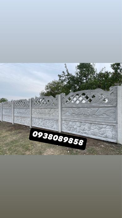 ЕвроЗабор ЗаборБетонний ЄвроОгорожа Залізобетонна ЄвроБетон Глянцевий