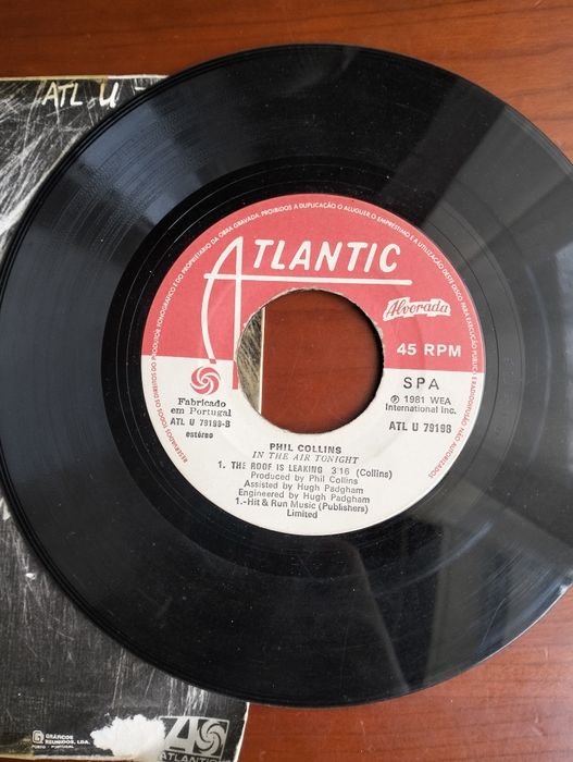 Disco de vinil single Phil Collins - In The Air Tonight'