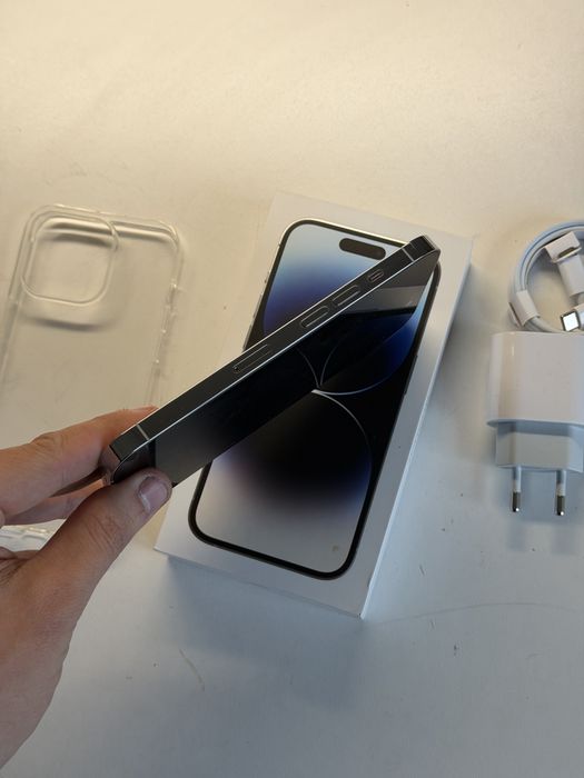iPhone 14 Pro 128gb srebrny bateria 100% komplet