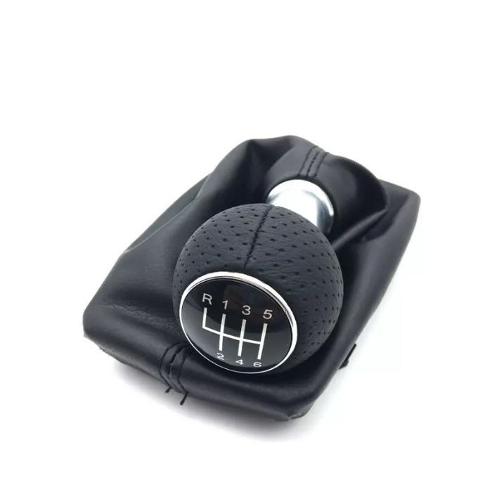 Moca manete de velocidades Audi A4 B6 e B7 nova com fole ( PELE)