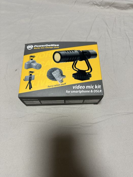 Микрофон для съемки видео(video mic kit for smartphone & DSLR)