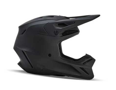 Kask cross FOX V3 SOLID BLACK MATT czarny mat, rozmiar S