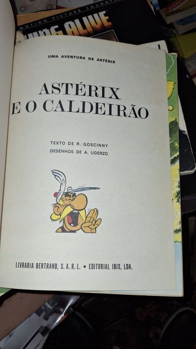 Astérix e o caldeirão a grande travessia bd