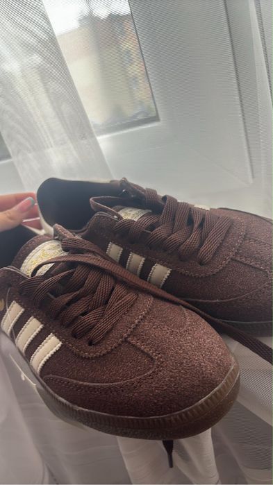 Buty Adidas Handball Spezial Brązowe