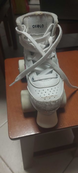 Patins Oxelo de 4 Rodas QUAD 100 brilhante