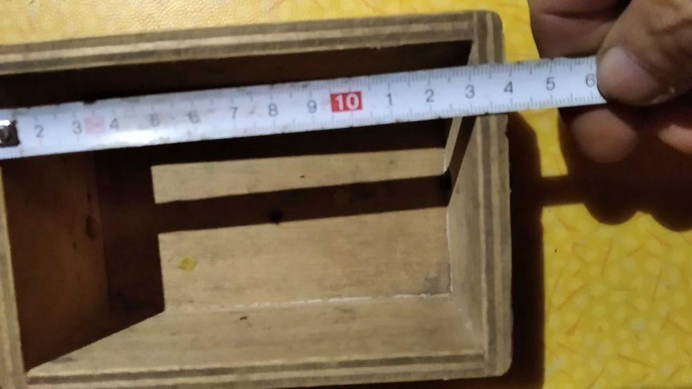 Mini gaveta ou mini caixa em madeira