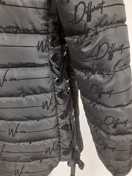 Desigual Piękny zimowy płaszcz damski L/XL