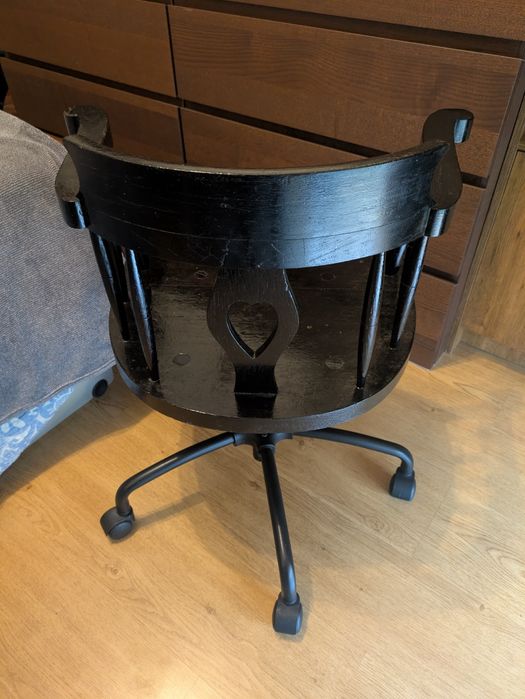 Cadeira de Escritório Estilo Capitão c/ Coração - Vintage Ind Anos 50