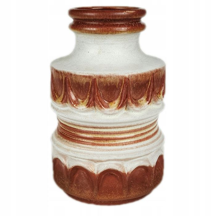 Oryginalny Ceramiczny Wazon Carstens Tonnieshof W- Germany Lata 60