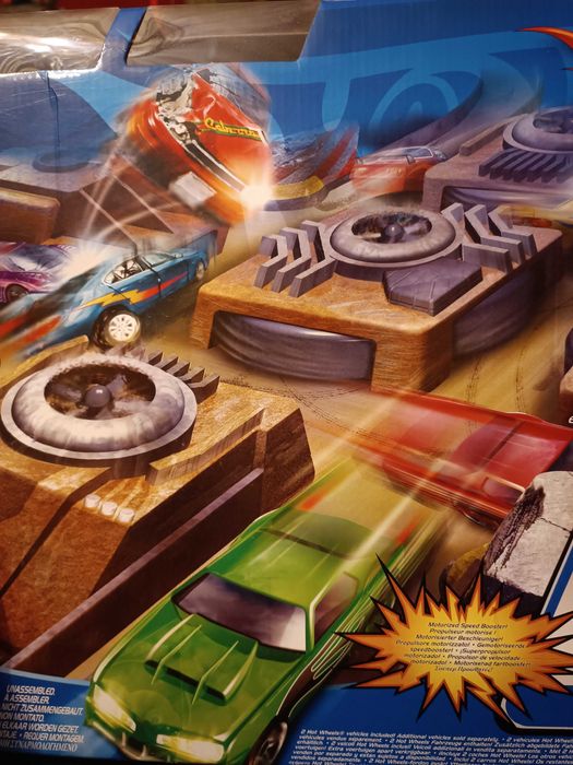 Pista Carros Hot Wheels Criss Cross Crash Crianças 5+ Brinquedo Ideal