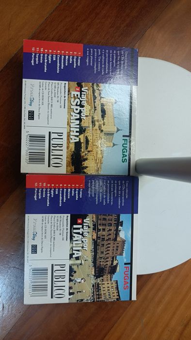 Lote 2 CD interativos de Espanha e Itália