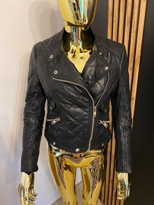 Kurtka skórzana Burberry