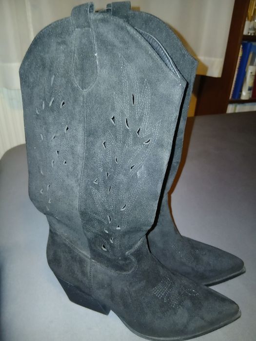 Kowbojki 41 czarne, nowe