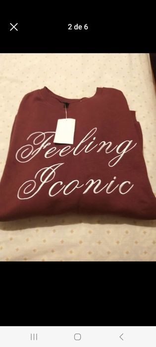 Sweat bordeax L (serve a XL) preço negociável