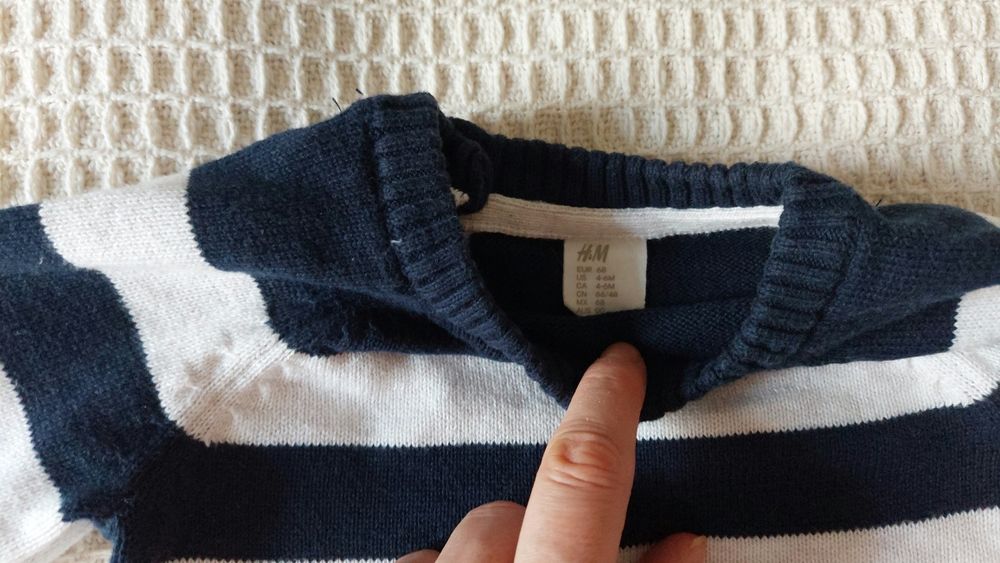 Sweterek dla niemowlaka h&m