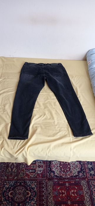 Spodnie rurki jeansy męskie l36