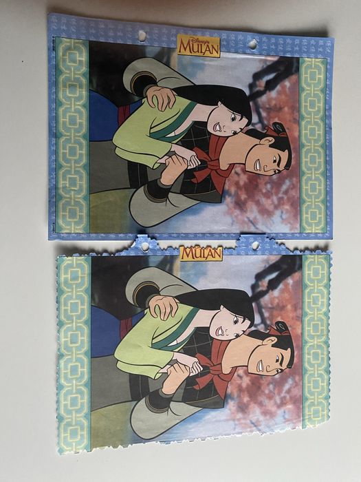 Karteczki z bajki Mulan
