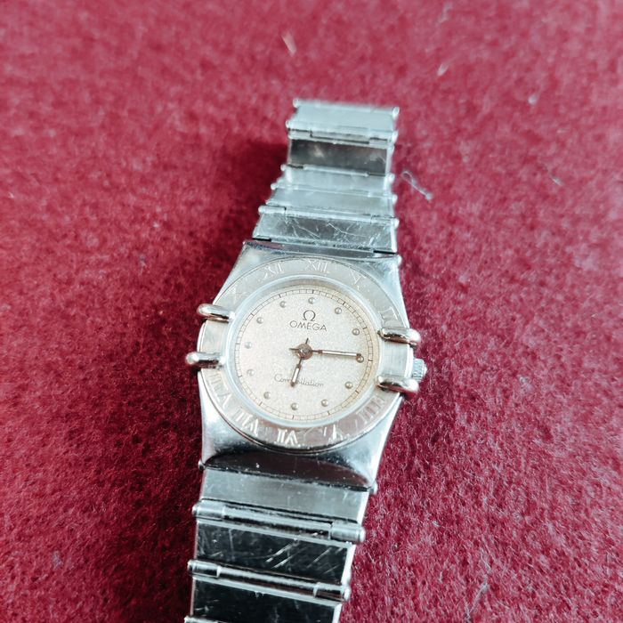 Omega Constellation 6051/081 - złoto/stał - vintage - papiery, pudełko