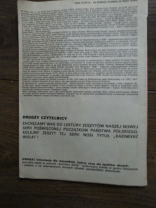 Komiks Władysław Łokietek. Ladislaus Ellenlang