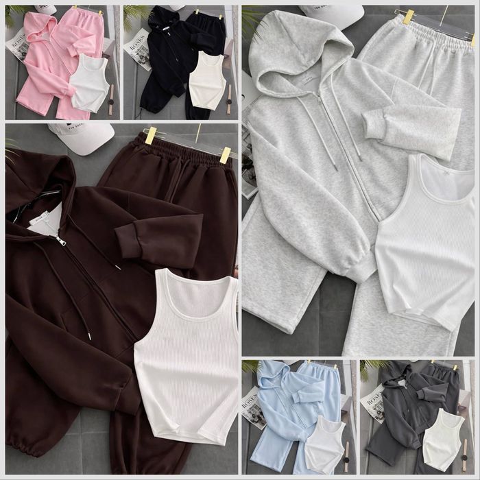 Женский спортивный костюм с майкой/Жіночий спортивний костюм з майкою