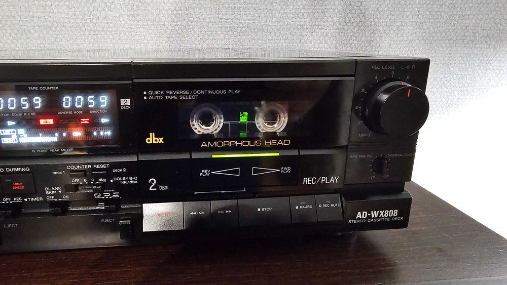Magnetofon Deck AIWA AD-WX808 OKAZJA.
