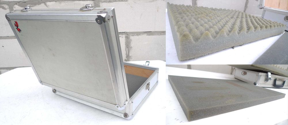 Walizka ,,z kogucikiem" 45,5x36x15,5cm Etui Case Organizer Futerał