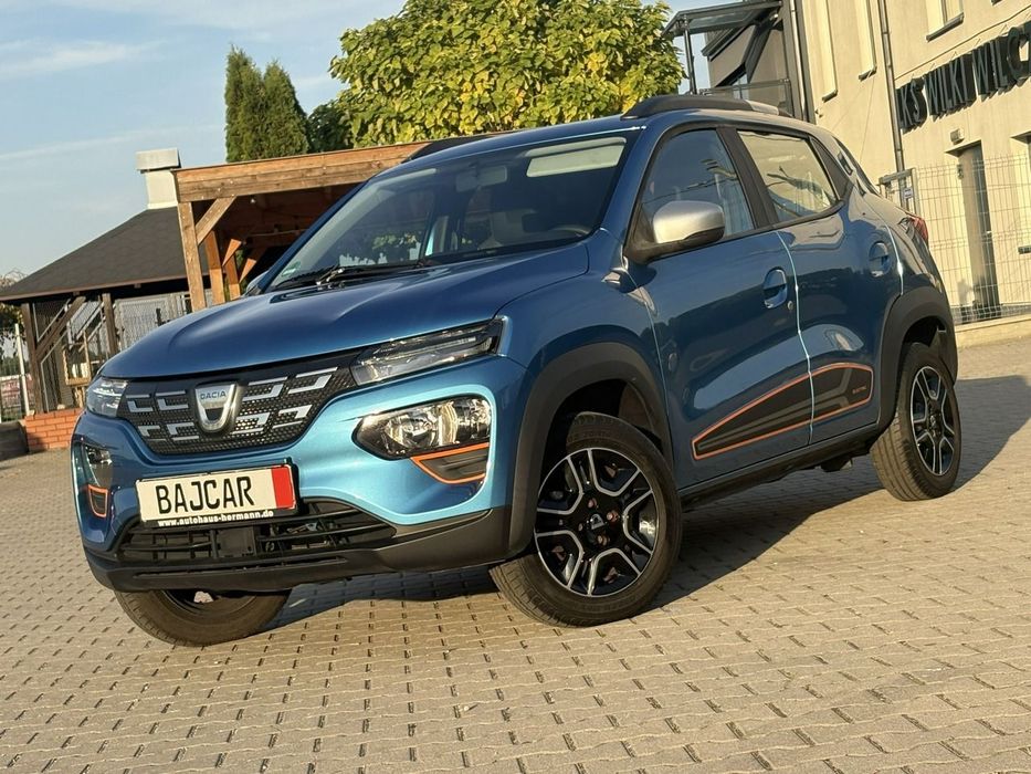 Dacia Spring Elektryk, Kamera cofania, Skórzana tapicerka, klimatyzacja, Super Stan