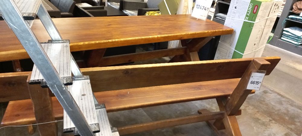 Стол  лавочка стул комплект на 12 мест