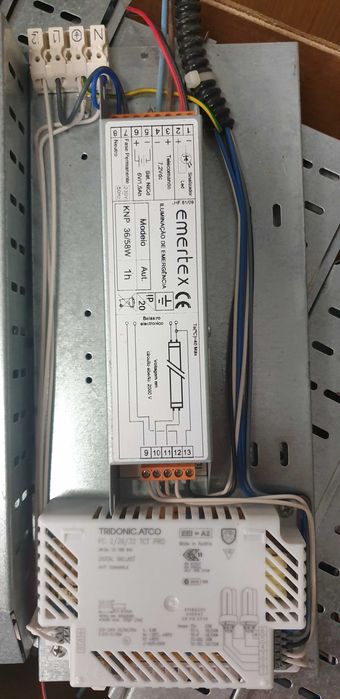 kit para luzes de emergência