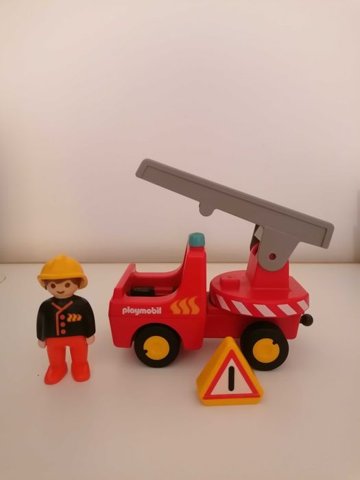 Carro de bombeiros da Playmobil 1,2,3