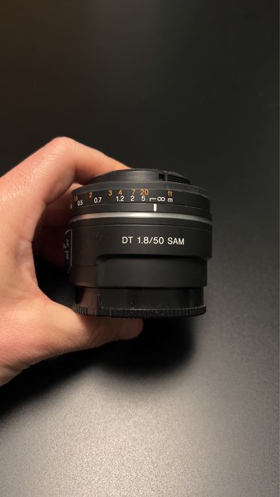 Lente Sony 50 mm 1.8 APS-C A mount