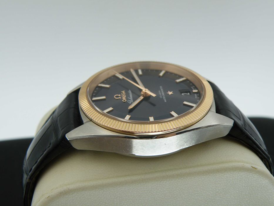 Omega Globermaster Constellation Stal i 18k złoto Komplet