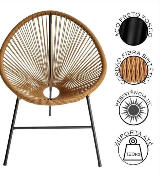 2 Cadeiras Acapulco Originais