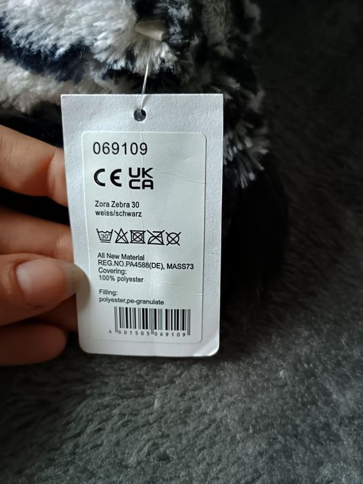 Maskotka Zebra Zora 30 cm Steiff