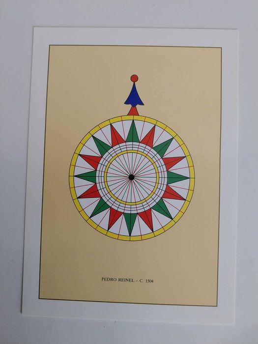 Colecção 10 postais Rosas dos ventos na cartografia portuguesa antiga