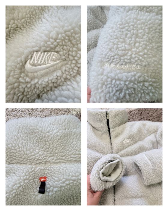 Nike Womens Therma-FIT куртка шерпа