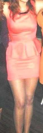 Vestido curto Rosa/Laranja da H&M - Tam. 36
