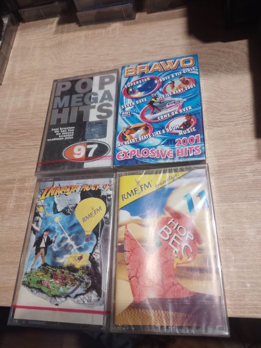 Ròżne kasety do wyboru