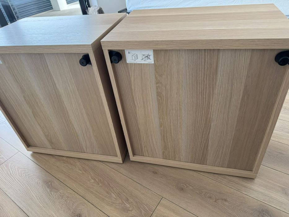 2 armários IKEA carvalho/ branco
