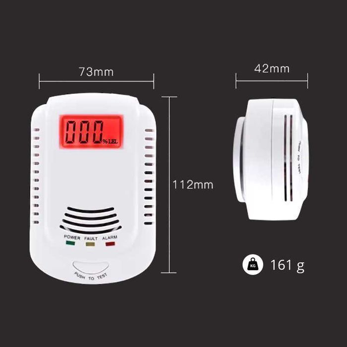 Czujnik Gazów Wybuchowych Detektor LPG LNG Metan Propan Butan Alarm