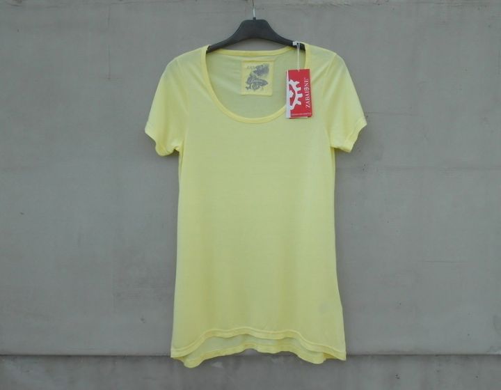 Nowa koszulka t-shirt tunika żółta